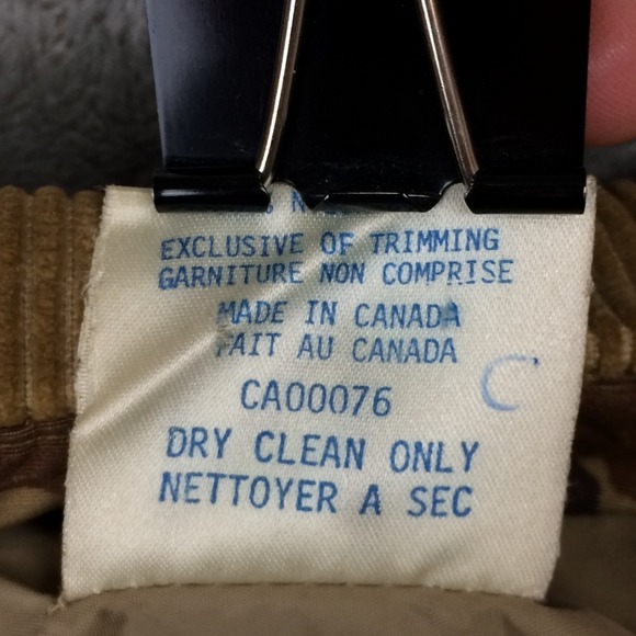 Vtg Woods Goose Camo Jacket Shell w Zip In Down Vest Mens Large Canada Hunting - Picture 16 of 16